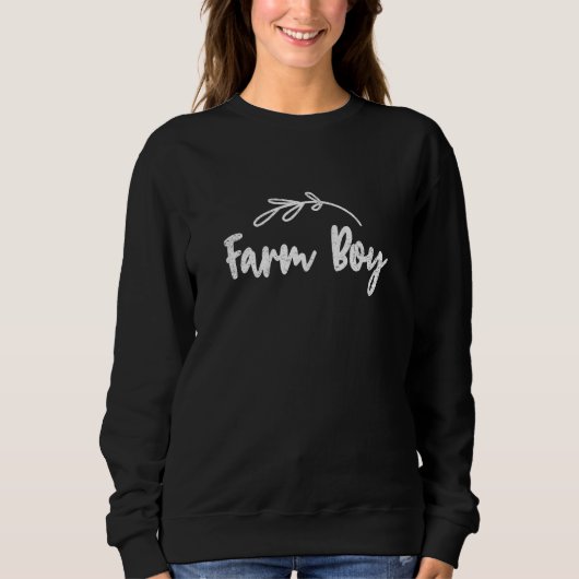 Farm Boy Graphic Horse Lover Equestrian Rider Hors Trui (Voorkant)