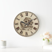 Farm Chicken Wall Clock  Grote Klok (Huis)