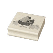 Farm Chicks Wooden Stamp Rubberstempel (Stempel)