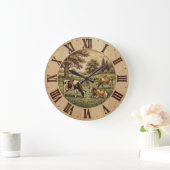 Farm Cow - Wall Clock Grote Klok (Huis)