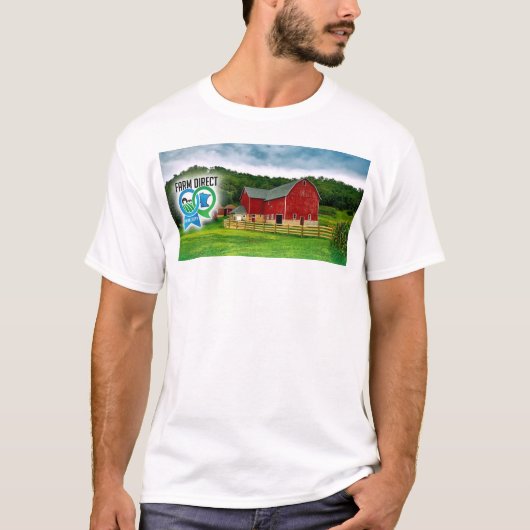 Farm Direct Minnesota Logo T-shirt (Heren) (Voorkant)