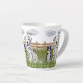 Farm Dog Duo Mug – Rustic Animal Art Latte Mok (Rechterhoek)