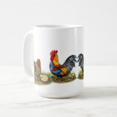 Farm Family Rooster & Hen Teapot Koffiemok (Voorkant links)