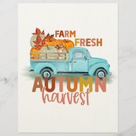 Farm Fresh Autumn Harvest Letterhead Briefhoofd