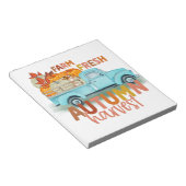 Farm Fresh Autumn Harvest Notepad Notitieblok (Schuin)