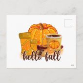 Farm Fresh Autumn Harvest Quote Feestdagenkaart (Achterkant)