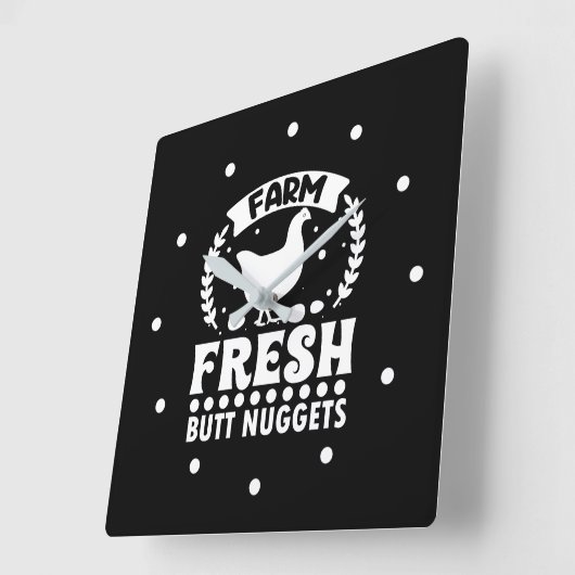 Farm Fresh Butt Nuggets Vierkante Klok (Hoek)