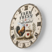 Farm Fresh & Caffeinated Rustic Rooster Coffee Grote Klok (Hoek)