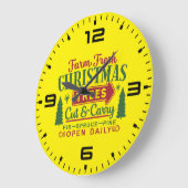 Farm Fresh Christmas Trees Holiday Design-64649 Grote Klok (Hoek)