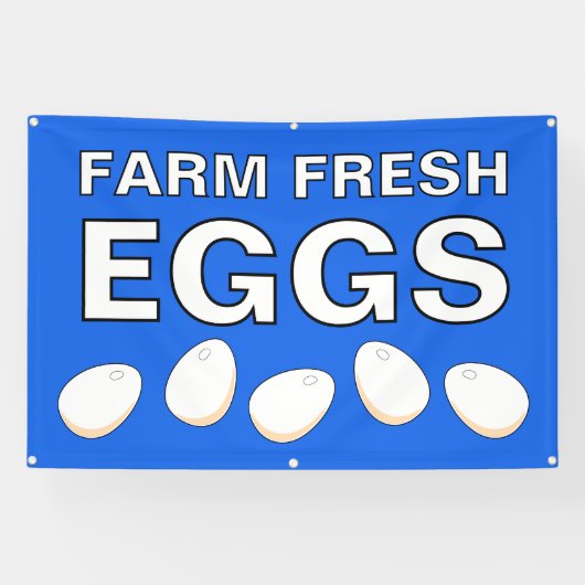 Farm Fresh Eggs Banner (Horizontaal)