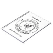 Farm Fresh Eggs Chicken Coop Rustic Country Farm Notitieboek (Linkerzijde)