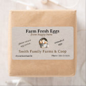 Farm Fresh Eggs Label | Egg Carton Stickers Custom (Insitu)