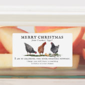 Farm Fresh Eggs | Monogram Egg Carton Labels (Aangebracht)