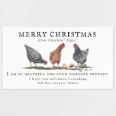 Farm Fresh Eggs | Monogram Egg Carton Labels (Design 2)