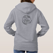 Farm Fresh Pumpkins Autumn Typography Hoodie (Achterkant)