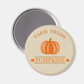 Farm fresh pumpkins magneet (Voorkant / Achterkant)