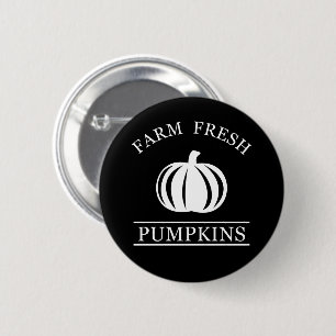 Farm fresh pumpkins ronde button 5,7 cm