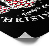 Farm Fresh Ready To Eat Christmas Tree Cake Funny Poster (Hoek)