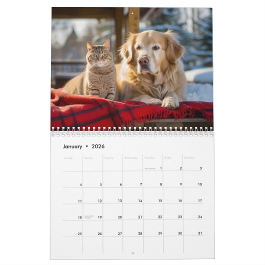 Farm Friends – Animals Living Together Kalender (Jan 2026)