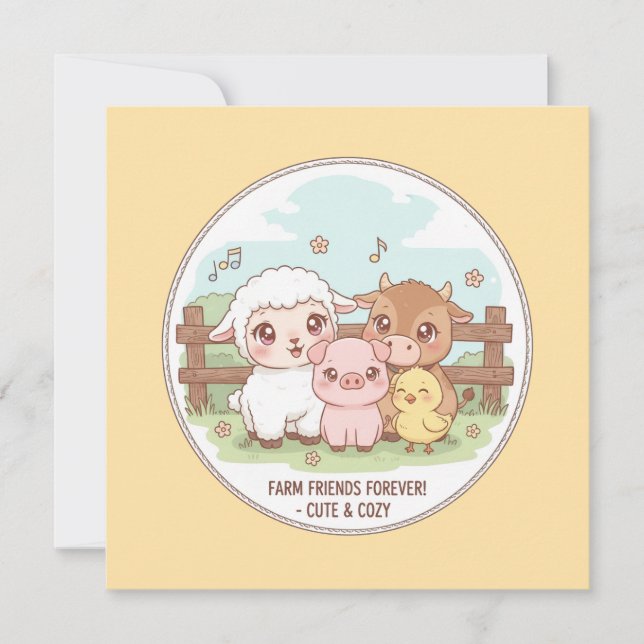Farm friends forever - cute & cozy (Voorkant)
