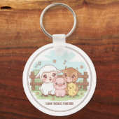 Farm friends forever - cute & cozy sleutelhanger (Voorkant)