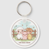 Farm friends forever - cute & cozy sleutelhanger (Achterkant)