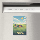 Farm in Iowa Travel Magneet (Insitu (Vaatwasser))