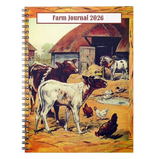 Farm Journal 2026 Notitieboek (Voorkant)