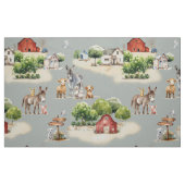 Farm Land Large Image Pattern Stof (Fat Quarter)