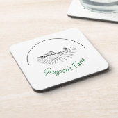 Farm Life Hard plastic coaster Bier Onderzetter (Linkerzijde)