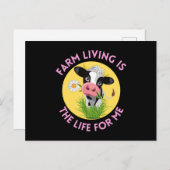 farm living is the life for me briefkaart (Voorkant / Achterkant)