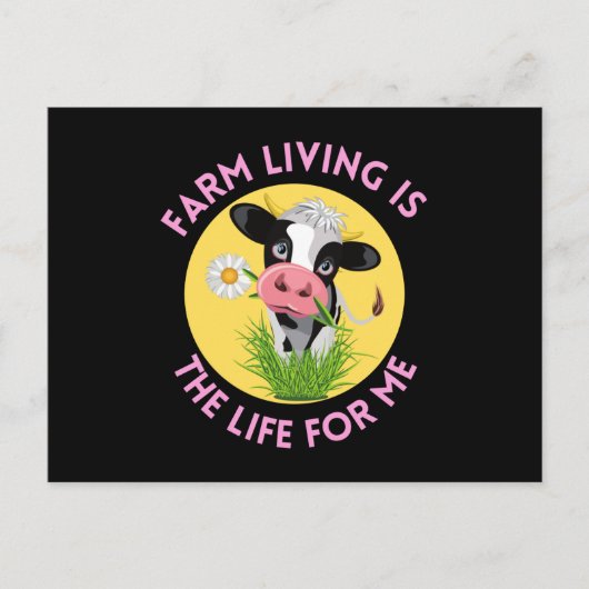 farm living is the life for me briefkaart (Voorkant)
