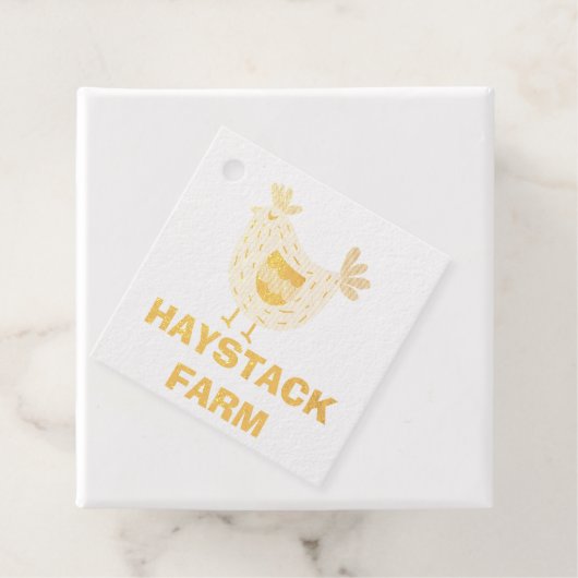 Farm Name Personalized egg Bedankjes Labels (Met doos)