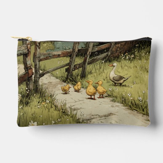 Farm Path Duckling Stroll Pouch Etui (Voorkant)