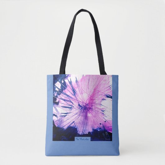 FARM ROSE & BLUE TASCHE TOTE BAG (Voorkant)