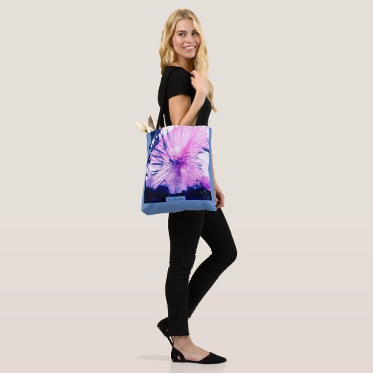 FARM ROSE & BLUE TASCHE TOTE BAG (Op model)