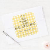 Farm shop honey jar label small business (Envelop)