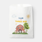 Farm Three I-E-I-O 3rd Birthday Bedankzakje (Voorkant)