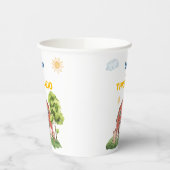 Farm Three I-E-I-O 3rd Birthday Papieren Bekers (Links)