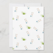 Farm Tractor Birthday Invitation | Barnyard Animal Kaart (Achterkant)