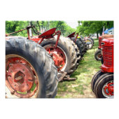 Farm Tractors Foto Afdruk (Voorkant)