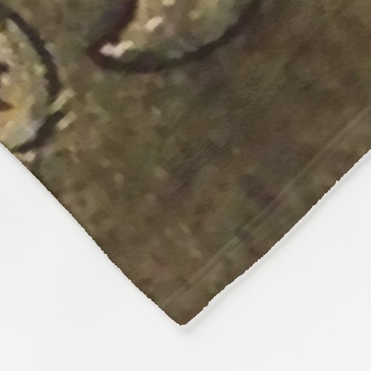 "Farm Troll" door Zweedse kunstenaar John Bauer Fleece Deken (Hoek)