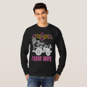 Farm Wife tractors Farmer Farming Tractor T-shirt (Voorkant volledig)