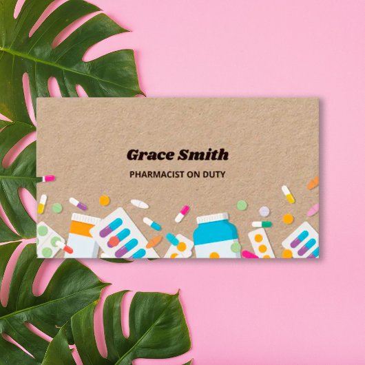 Farmaceut Medicatie Kraft Visitekaartje