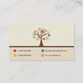 Farmaceuticus - Elegant Natural Theme Visitekaartje (Achterkant)