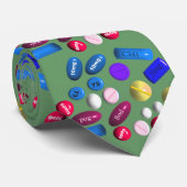 Farmaceuticus Necktie Stropdas (Opgerold)