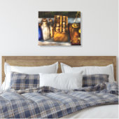 Farmaceuticus - Veldgeneesmiddelen Canvas Afdruk (Insitu (Slaapkamer))