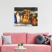 Farmaceuticus - Veldgeneesmiddelen Canvas Afdruk (Insitu (Woonkamer))