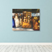 Farmaceuticus - Veldgeneesmiddelen Canvas Afdruk (Insitu (Houten vloer))