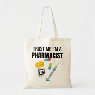 Farmaceutisch apotheker, apothekerscode, Afstudeer Tote Bag